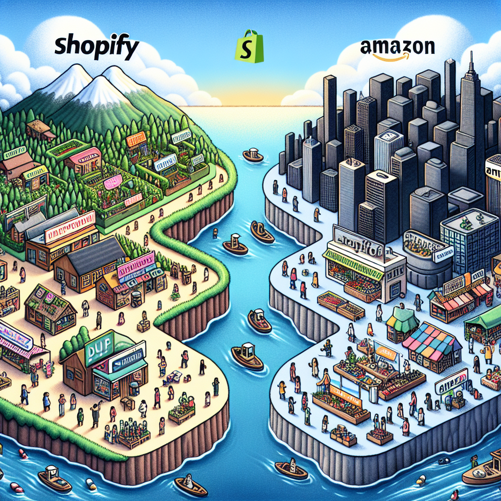 Navigating the E-commerce Sea: A Journey with Shopify and Amazon