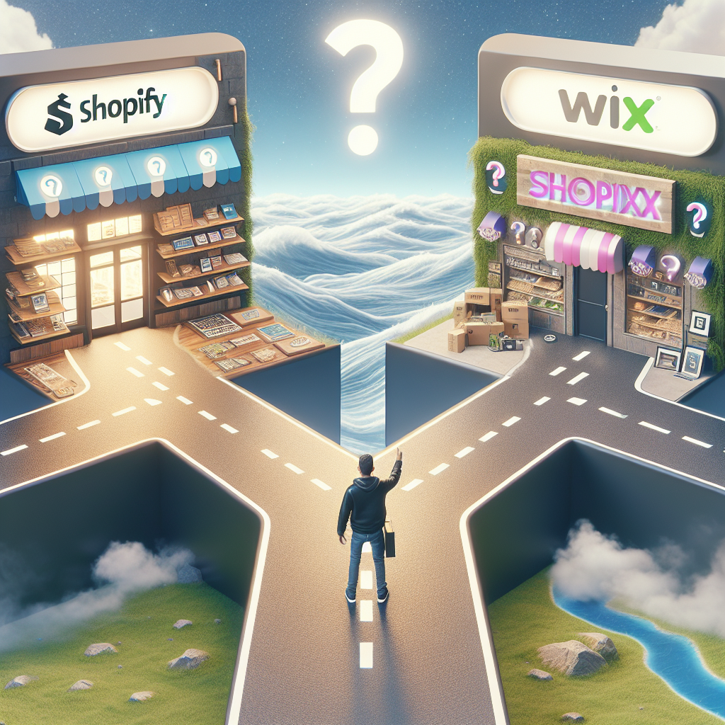 "Shopify vs. Wix: The Ultimate Showdown! Which Platform Will Catapult Your Online Business to Success? Find Out Now with this Step-by-Step Guide!"